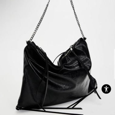 Schwarze Zara Tasche