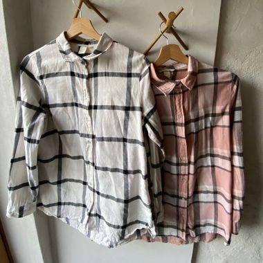 Set aus zwei hübschen H&M-Hemden Grösse 36