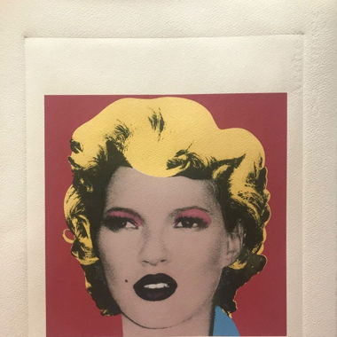 BANKSY: « Kate Moss (Magenta) »