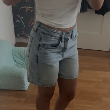 Blue denim Zara shorts