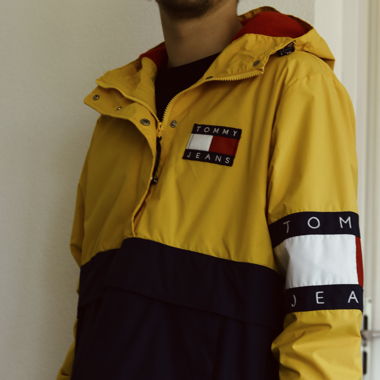 Tommy Hilfiger Jacket, Windbreaker/Colorblock/90s