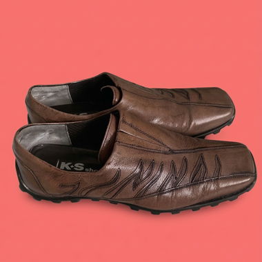 Mocassins en cuir – doux, classique et bout carré
