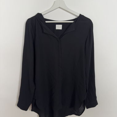 VILA Black Long Sleeve Blouse