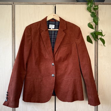 Veste de costume / blazer style velours côtelé
