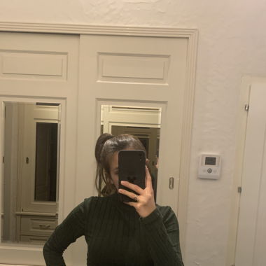 Pull Femme Côtelé Vert, taille S
