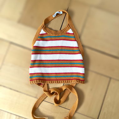 Crochet halter top - backless