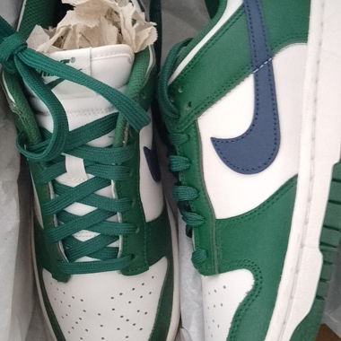 Nike Dunk Low GS – Green & Navy – New