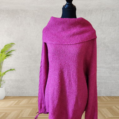 Fuchsia Pink Pullover