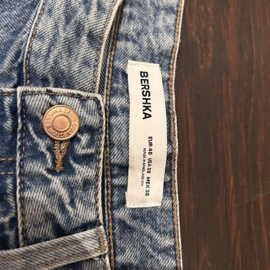 Jeans Bershka a gamba larga EU 40