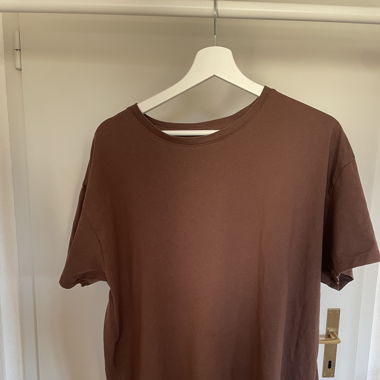 Braunes Oversize T-Shirt Unisex , Basic, Casual