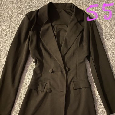 Blazer dress rückenfrei 