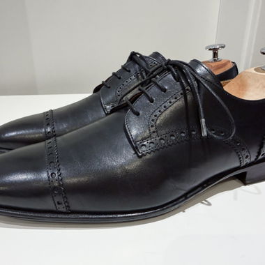 Almas Montegiorgio Italy Men's Leather Shoes Gr. 41
