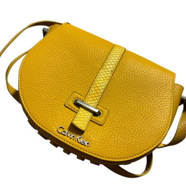 Vintage Calvin Klein Yellow Crossbody Bag