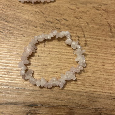 Bracelet en Quartz Rose Clair