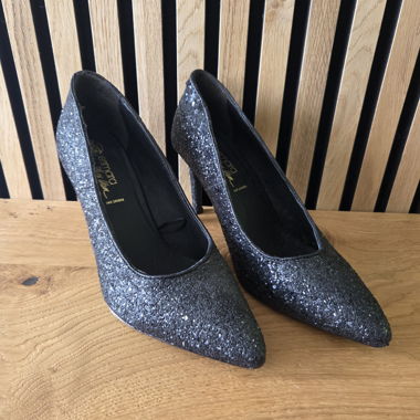 Tacchi alti con glitter