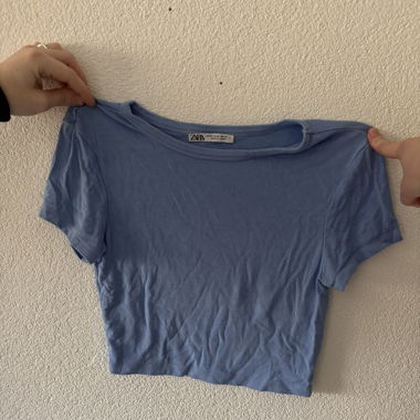 Top bleu Zara 