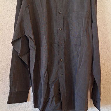 Renato Cavalli men's shirt XL grey striped