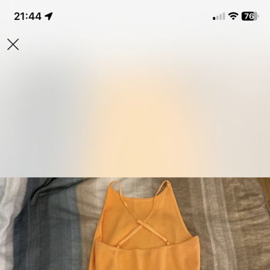 Aritzia - Minirobe ajustable, dos nu orange pastel