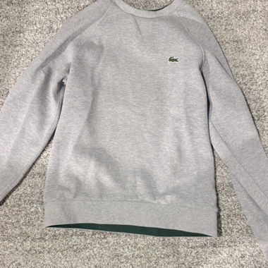 Lacoste Grey Sweatshirt, Size 34