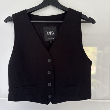 Zara Black Vest
