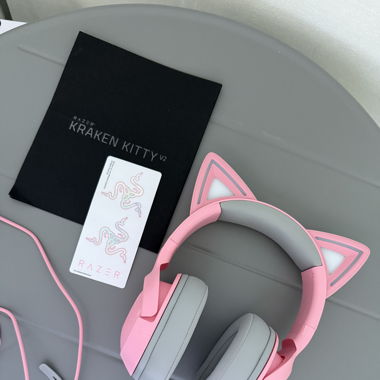 Cuffie da gaming Razer Kraken Kitty V2 rosa