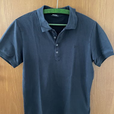 DIESEL Poloshirt schwarz, Gr. S