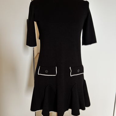 Abito in Maglia Nero