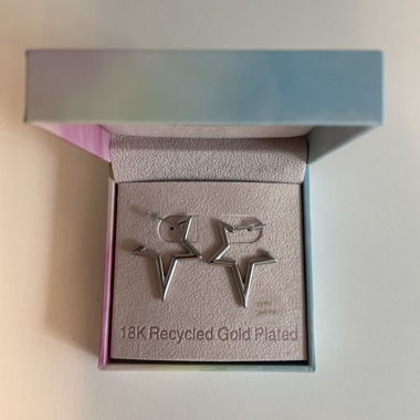 Sterling Silver Star Earrings