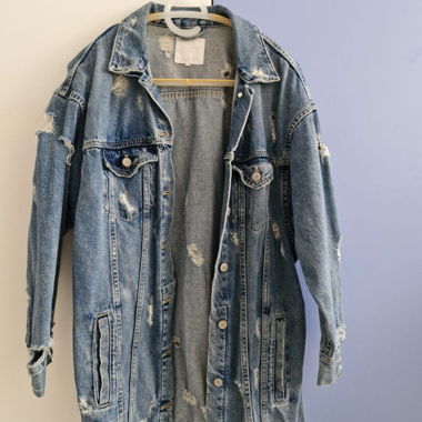 Giacca in jeans Zara oversized
