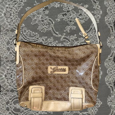 Vintage Guess Logo Umhängetasche