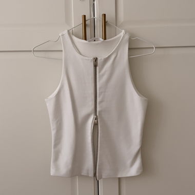 Top bianco Stradivarius
