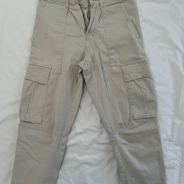 Zara Beige Cargo Pants
