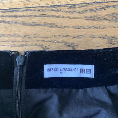 UNIQLO Velvet Maxi Skirt