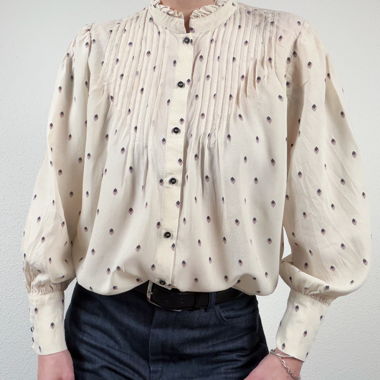 YAYA Femme blouse crème imprimée taille 34