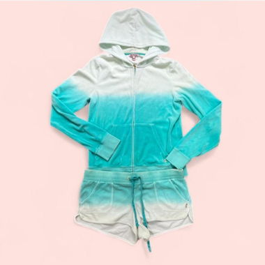 Summer juicy couture two piece tracksuit (M)