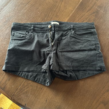 Schwarze Shorts