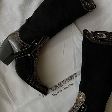 Stiefel Kosaken Italien El Vaquero / Echtes Leder