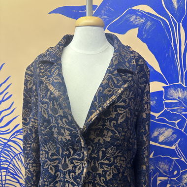 Blazer blau gold