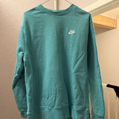 Nike long-sleeve sweater turquoise blue unisex