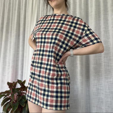 Robe à carreaux