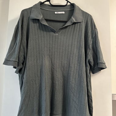 Zara green shirt