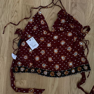 Top Halter stampato