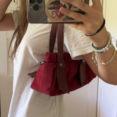 Borsa vintage bordeaux