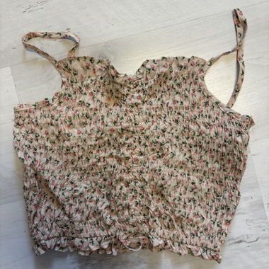 Zara Floral Crop Top