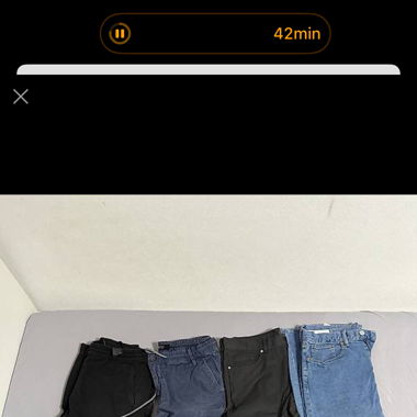 Lot de 6 pantalons tailles variées