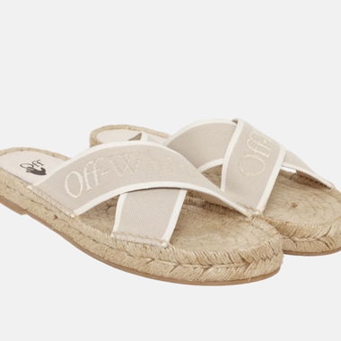 Off-White Espadrille Sandals