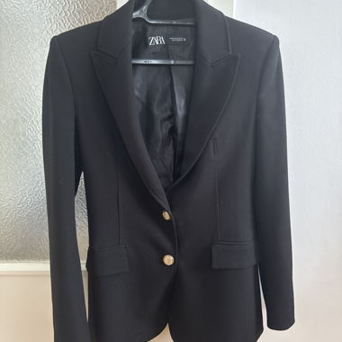 Zara Black Gold Blazer