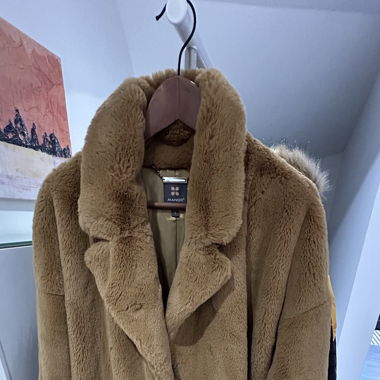 Manteau effet fourrure 