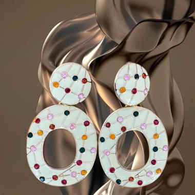 Boucles d'oreilles dorées