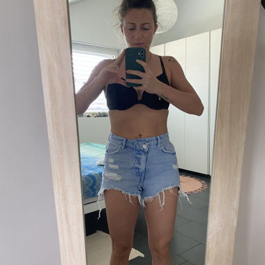 Short en denim